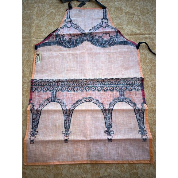 Dodo Vtg Naughty Apron Lingerie Girl - Picture 7 of 9